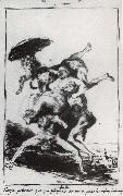 Francisco Goya Bruja poderosa que por ydropica oil painting reproduction